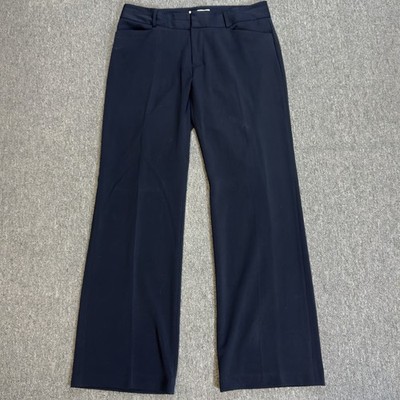 Michael Kors Size 10 Women's Navy Dress Pants Straight Leg Pleated Front Solid