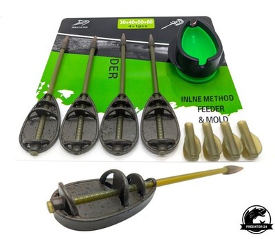 Method Feeder Set Futterkorb Ausdrückform Futterform Methodkörbe 30g - 60g