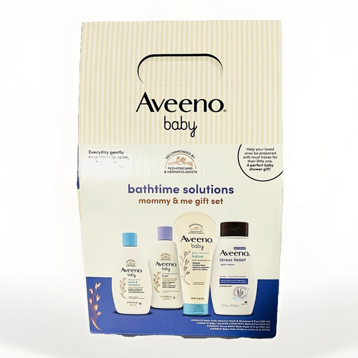 Aveeno Baby Mommy & Me Daily Bathtime Gift Set, Baby Wash, Shampoo, lotion 4 pcs
Opens in a new wind