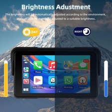 Schermo CarPlay per Moto con Senza Fili CarPlay e Android Auto 5 Pollici - Miniatura 5