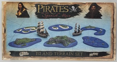 Pirates Of The Spanish Main Island Terrain Set Sealed / NIB Gale Force Nine Pack