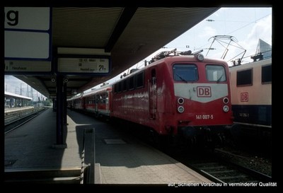 Dia BR 141 007 Elektrolokomotive 35mm ungerahmt U-EW2-4