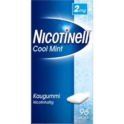 COOPER CONSUMER HEALTH DEUTSCHLAND GMBH NICOTINELL Kaugummi Cool Mint 2 mg 96 St PZN 06580352