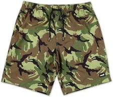 Neff Mens 9" Quick Dry Green Camo Lined Swim Trunks Hot Tub Shorts NWT Large
