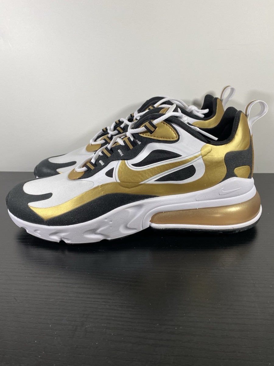 air max 270 white metallic gold black