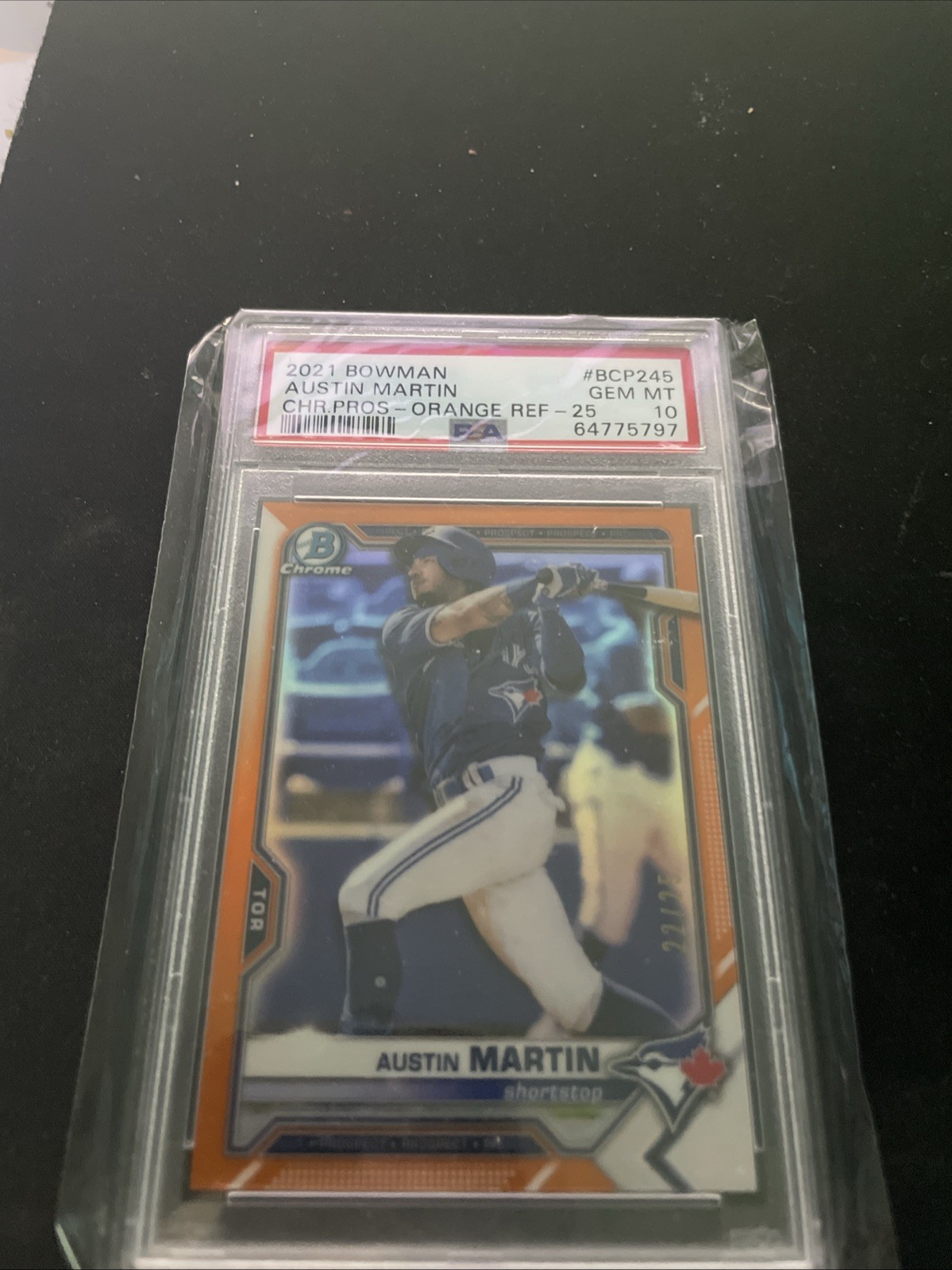 2021 Bowman Chrome Sapphire Austin Martin /25