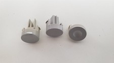 OEM Replacement Nintendo Gamecube - Power, Reset, Open Button Set Silver 3Pcs. 