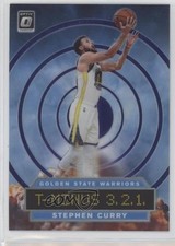 2019-20 Panini Donruss Optic T-Minus 3 2 1 Purple Prizm Stephen Curry #6 g1z