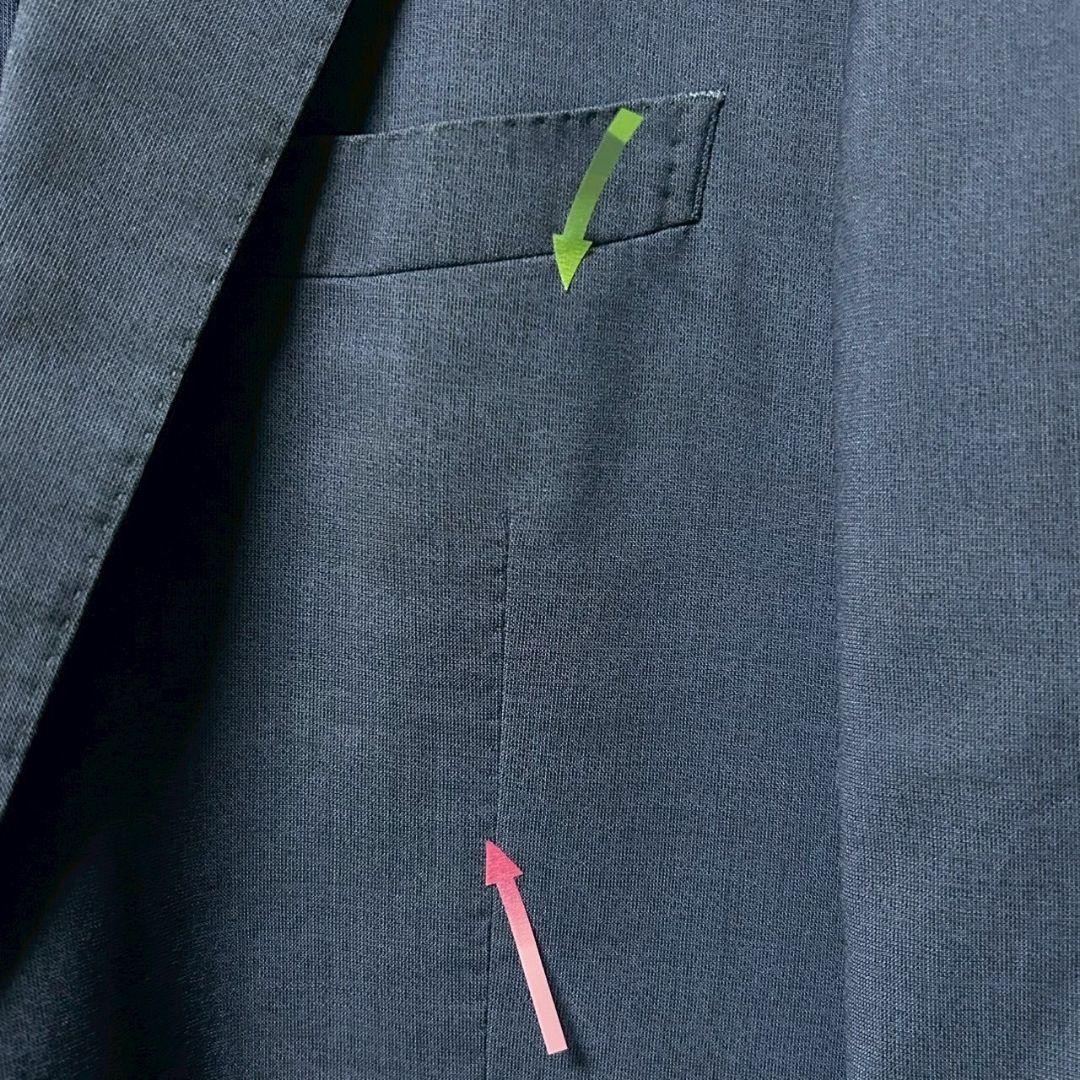 Universal Language Suit Setup Navy Dark Blue Wool… - image 12