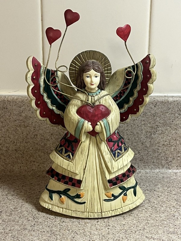 Kathy Killip Angel Demdaco 1999 Love Hearts Christmas Figurine