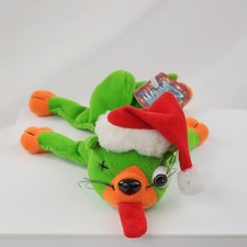 Vtg Meanies Meanie Babies Splat In The Hat Flattened Cat Parody Plush Beanie NWT