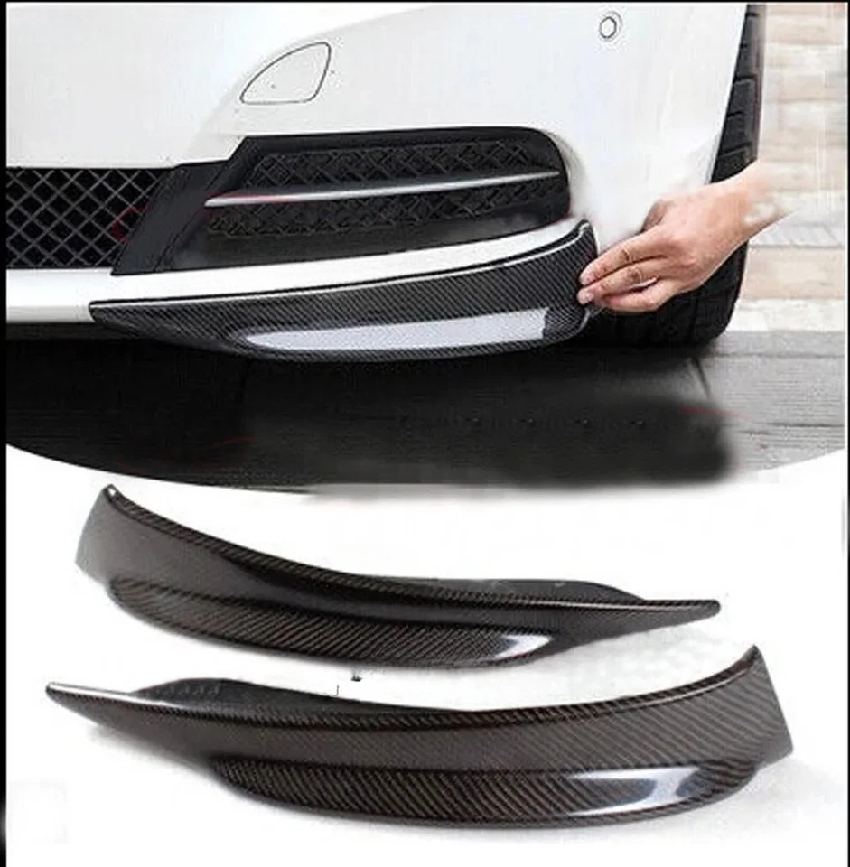Real Carbon Fiber Front Bumper Splitter Spoiler BodyKit For BMW Z4 E89 2011-2012 - Image 3 of 4