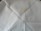 one vintage tablecloth with embroidery 35x35 in — photo 6