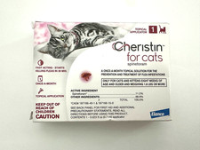 New Cheristin Flea Treatment  Prevention for Cats over 1.8 lbs, 1 Count