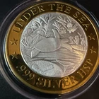1998 Under The Sea Inaugural Season Grand Princess .999 Silver Token Lmtd