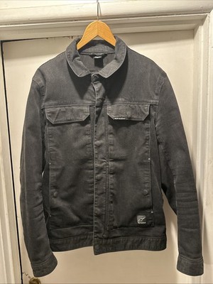 Alpine stars Black Denim Garage Jacket Men s Size XL Great Condition