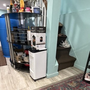 Comfort Zone Mini Electric Fireplace Space Heater