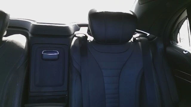 14-20 MERCEDES CLASE S reposacabezas delantero izquierdo y derecho par cuero negro Foto 2 de 4