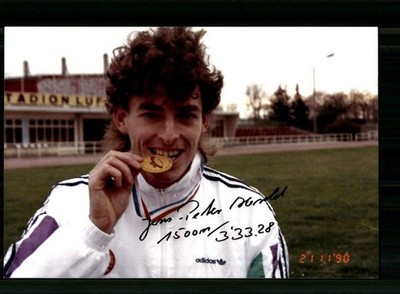 Jens Peter Herold Photo Original Signed Athletics + A 256253