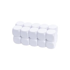 22mm Acrylic Dice with Smoothed Surface Six Sided with Rounded Corner Blank W...