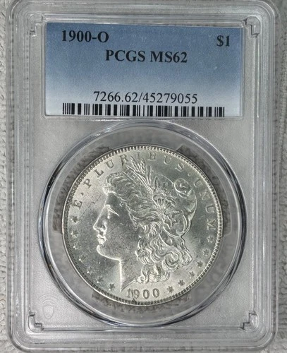 1900-O MORGAN DOLLAR PCGS MS62 90% SILVER