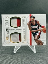 Clifford Robinson 2014 Panini National Treasures NBA Game Gear Duals /25 #GGD-CR