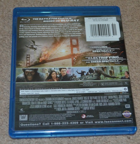 20th Century Fox Rise of the Planet of the Apes Blu-Ray - Foto 3 di 3
