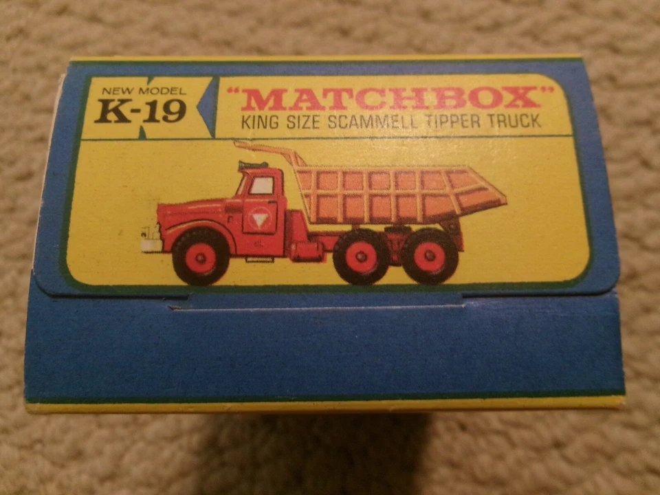 Matchbox-King Size-K 19-Scammel Tipper Truck-MIB - Image 4 of 4