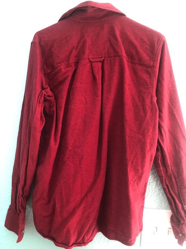 Gander Mountain Guide Series Red burgandy button Shirt Long Sleeves Men Small (7 - Picture 6 of 6