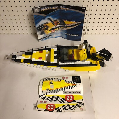 Mega Bloks Model Max Wave Runner 9729 Item 90% Complete with Manual & Stickers