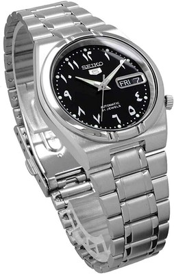 SEIKO 5 Automatic Black Arabic Numeral Dial SNK063J5 Watch Made In 