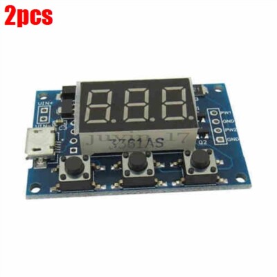 2Pcs 2 Channel Frequency Module Pwm Generator Adjustable Duty Cycle Pulse New cv