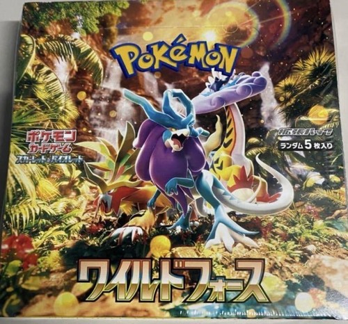 Pokemon Card Booster Box Wild Force sv5K sigillato in fabbrica strizzacervelli