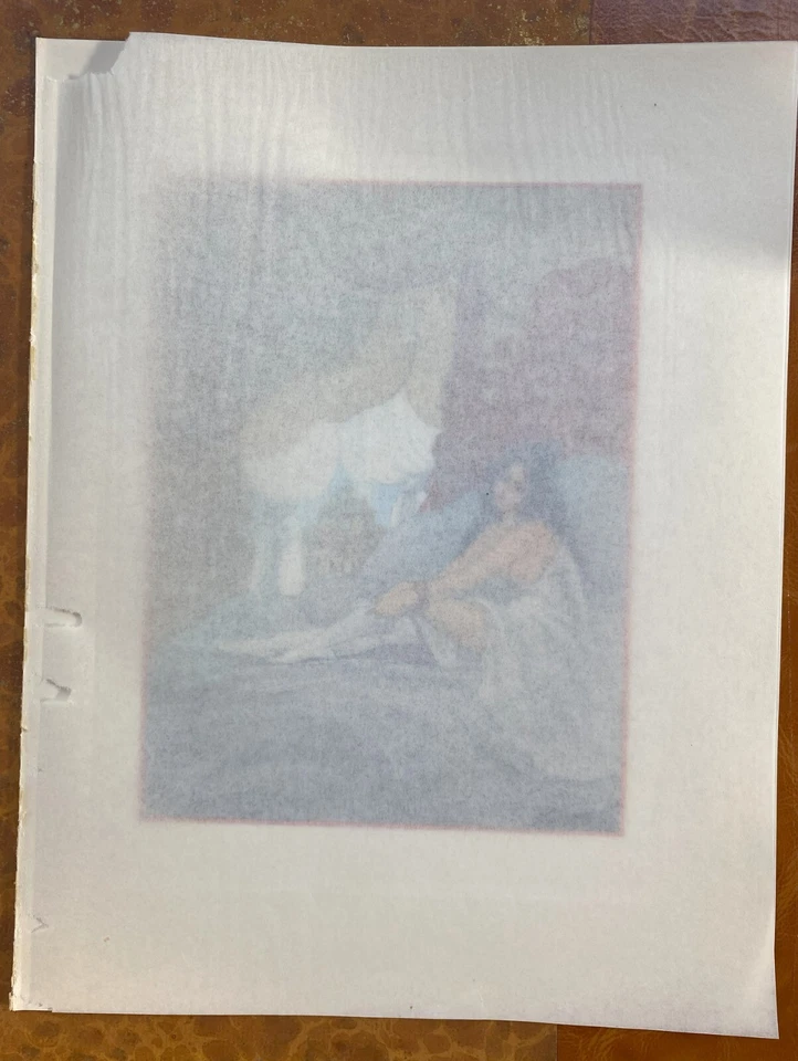   Originale   gravure  sur  cuivre  1937  George lepape art déco érotisme - Photo 3/3