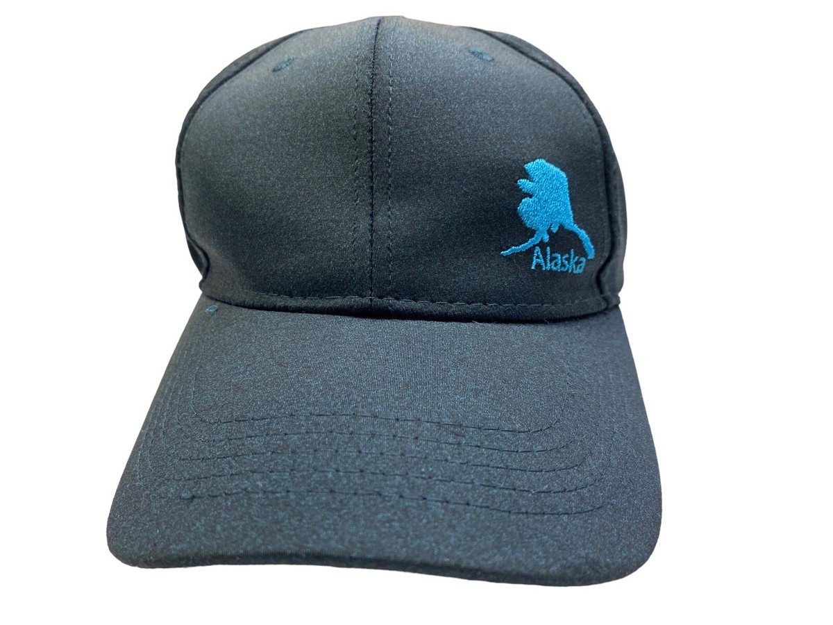 Alaska Blue Adjustable Baseball Cap EUC | eBay