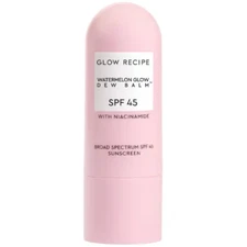 Watermelon Glow Niacinamide Dew Balm Face Sunscreen Stick- SPF 45, 0.5 oz - New