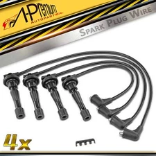 4Pcs Spark Plug Wire Set for Acura Integra 1990-2001 Honda CR-V 1.8L 2.0L DOHC