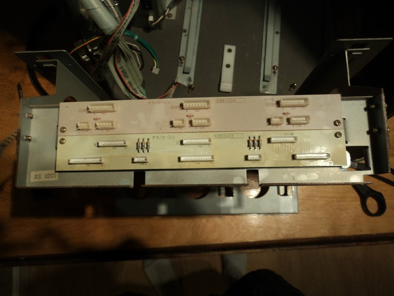 Pachislo Boards from Top of Reel Cage