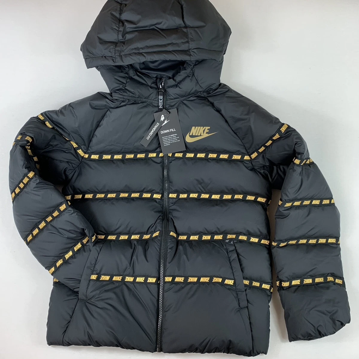 Metallic gold hotsell nike jacket