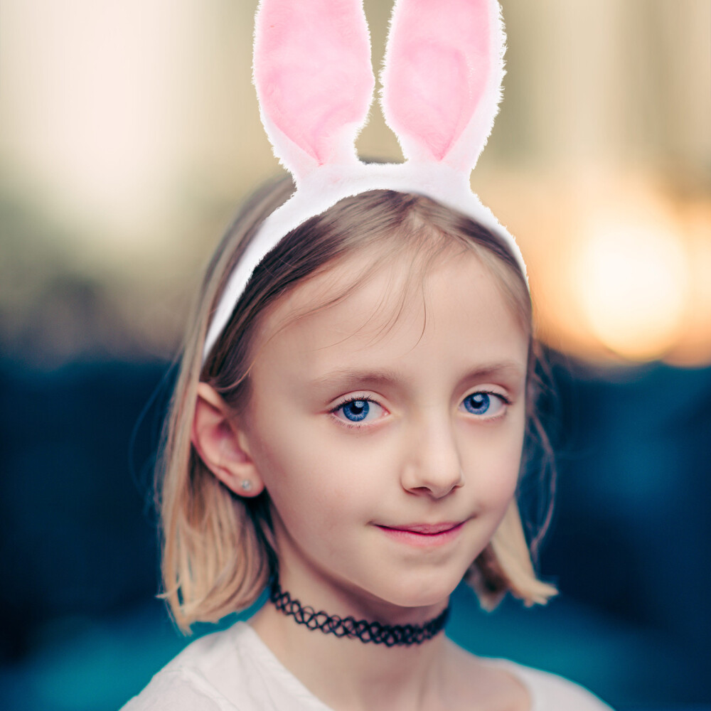3 Pcs Bunny Ear Headband Easter Suit Girl Hair Accessories Cosplay eBay