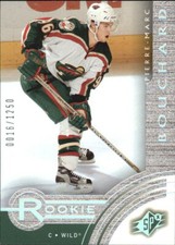 2001-02 SPx Rookie Redemption #R15 P-M Bouchard /1250 - NM-MT