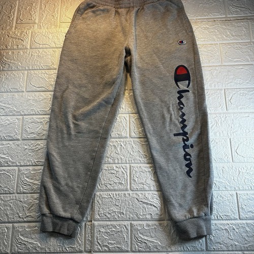 Champion Pants Size Yth. Medium Boys Sweatpants Joggers Gray Preowned Sportycore