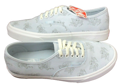 Vans Women's Authentic Love You To Death Ballad Blue White shoes Size 7.5 NIB