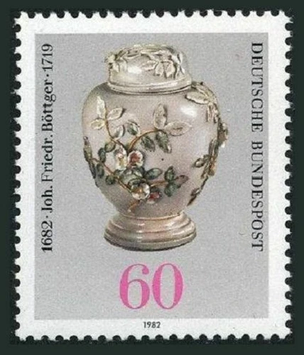 Germany 1366 two stamps,MNH.Mi 1118. Johann Friedrich Bottger,Dresden china,1982