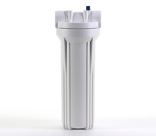 Hydronix 10" White Housing, White Rib Cap, RO  Filtration 3/4" Ports w/ Relief