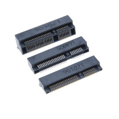 10pcs 52pin mSATA Connector Mini SATA Socket Height 4.0mm 5.2mm 5.7mm 9.0mm