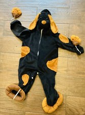 Halloween DOG Cute Toddler Small Medium Puppy Dog Costume Zip One Piece