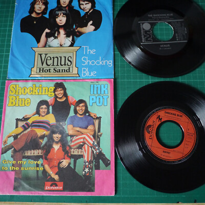 2x   Single 7''   SHOCKING  BLUE      Venus  -  Ink Pot