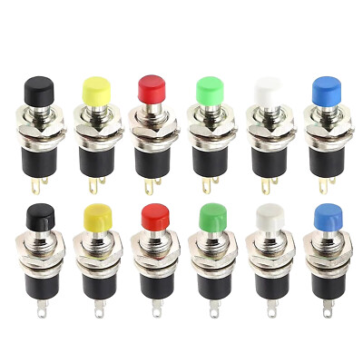   Einbau Mini 7mm Taster Drucktaster Push Button Switch Schalter Rot Micro