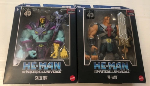 Mattel Masterverse He-Man and the Masters of the Universe animated w/Skeletor